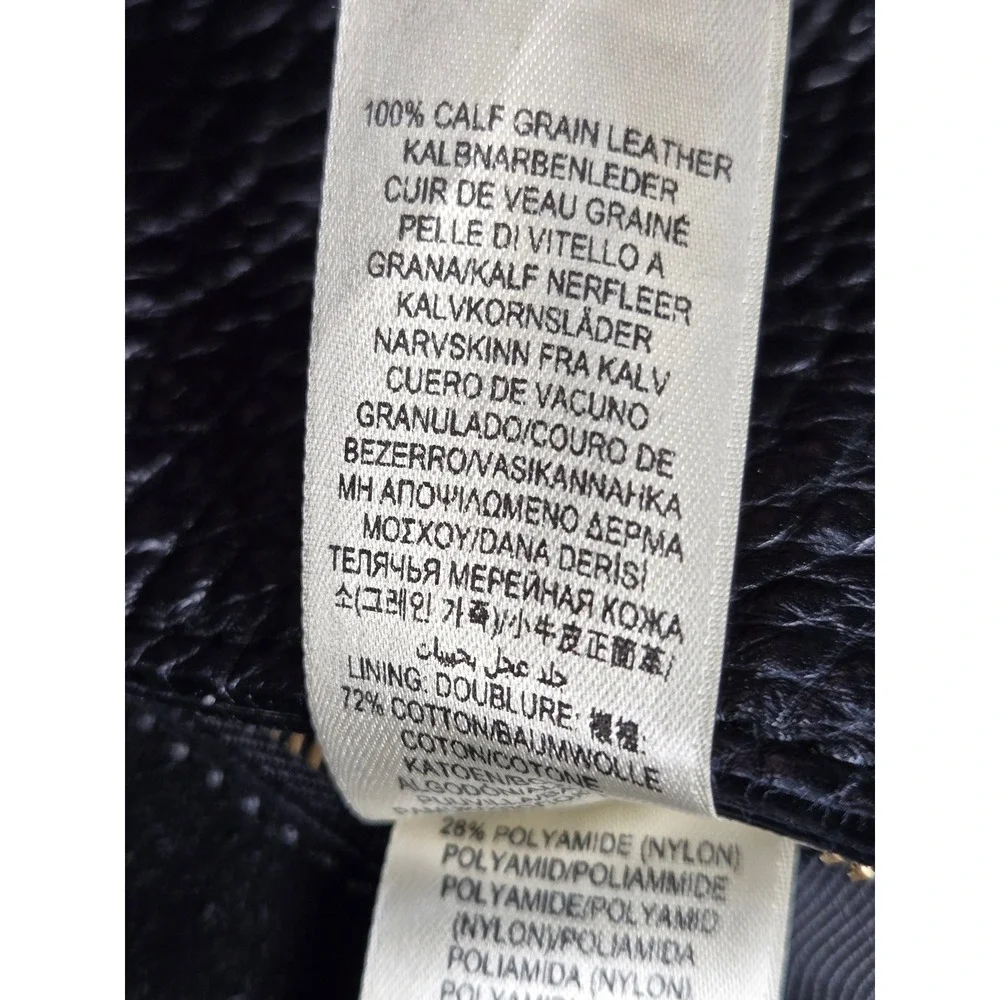 Women's Burberry Black Mildenhall Pebbled Leather Gold Chain Shoulder Bag - Picture 7 of 8